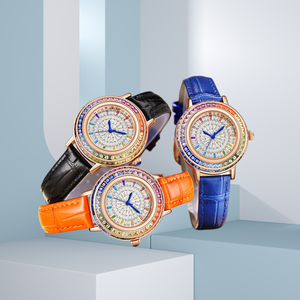 Reloj de pulsera de cuarzo de alta calidad para mujer, lujoso, deportivo, resistente al agua, con correa de cuero retro y función de cronómetro. - Product Image 3