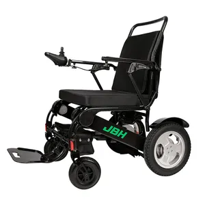 JBH 2024 Healthcare Full Automatic Folding Wheel Chair Wheelchair Carbon Fiber Electric Wheelchair