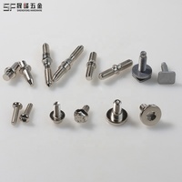 Vis à tête cylindrique Torx DIN EN ISO 14583, filetage mécanique M2M2.3M3M4M5M6M8M10, acier au carbone nickelé, tailles métriques/im impériales/unifiées