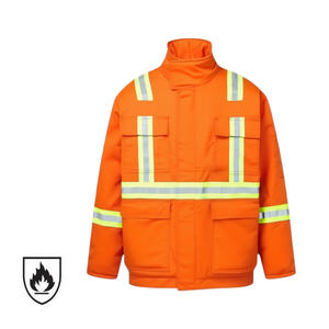 Vestes et pantalons d'hiver ignifuges et résistants à l'abrasion pour hommes, fournis directement par l'usine - Product Image 3