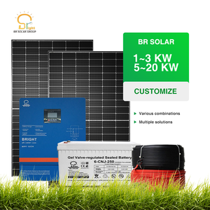 Sistema de Inversor <span class=keywords><strong>Solar</strong></span> BR <span class=keywords><strong>SOLAR</strong></span> de 2kw 5kw MPPT con Onda Sinusoidal Pura y Batería de Litio para Uso Doméstico Fuera de la Red - Product Image 2
