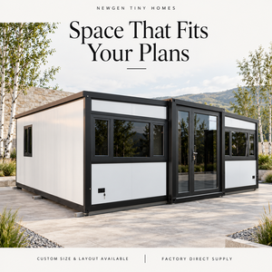 Wald-Urlaubshütte mit Modernem Design, Natürliche Umweltintegration, Outdoor-Wohnbereich, Erweiterbares Stahl-Containerhaus 20ft - Product Image 3