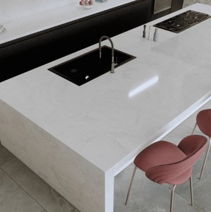 Losas de Cuarzo Avalanche – Piedra Sintética Blanca Premium para Encimeras de Cocina y Pisos - Product Image 3