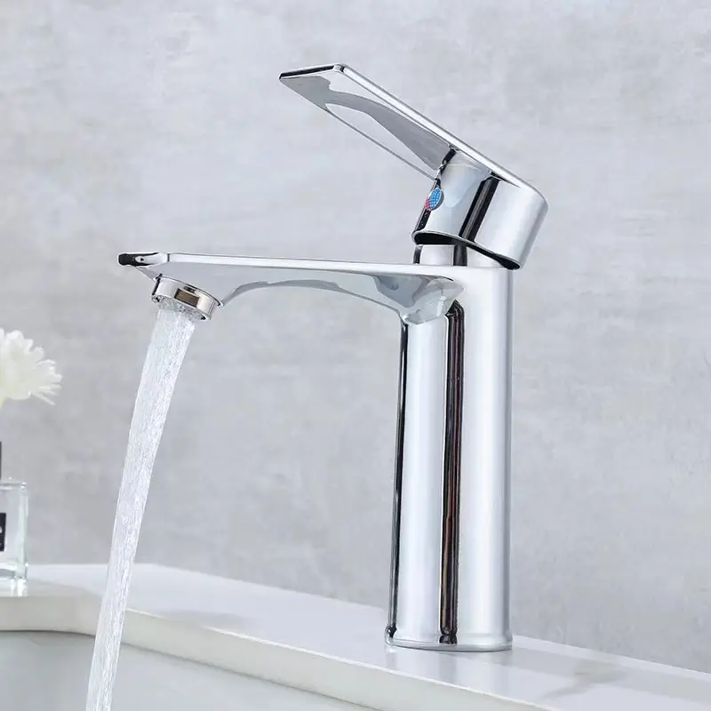 Robinet moderne mitigeur en laiton base robinet llave de agua para bano vintage vanity évier lavabo robinet d'eau robinet de salle de bain