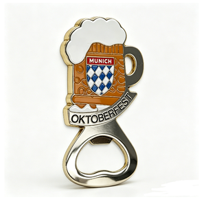 Custom Zinc Alloy Soft Enamel Beer Mug Opener with Magnetic Back Love & Music Themes Halloween Beer Festival Souvenir - Product Image 4