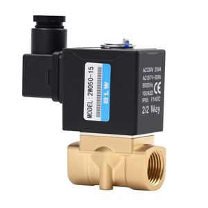 Vanne solénoïde 2W060-15 3/8 po AC 220V 2/2 voies pour le contrôle de l'eau - Product Image 1