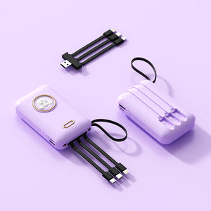 Logo personnalisé Slim Power Bank 20000mAh Chargeur portable Micro Compatibilité 1A Courant de sortie 10W Power Polymer Banques externes Mi - Product Image 2