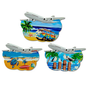 Cadeau de <span class=keywords><strong>voyage</strong></span> impression résine logo personnalisé européen neige montagne ski <span class=keywords><strong>islande</strong></span> Souvenir Reykjavik aimant de réfrigérateur - Product Image 4