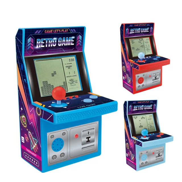 Kids Handheld Game Toy Educational Finger Pressure Games Console Electronic Classic Retro Mini Arcade Game Toys