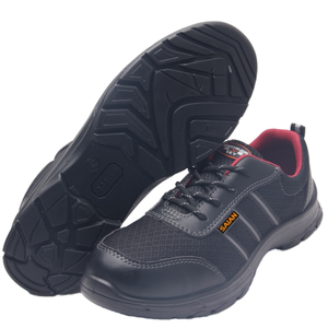 Chaussures <span class=keywords><strong>de</strong></span> randonnée respirantes à lacets pour hommes avec semelle souple, sabots <span class=keywords><strong>de</strong></span> sécurité confortables pour l'extérieur, antidérapants pour usage en usine - Product Image 2
