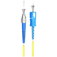 1m (3ft) Fiber Patch Cable 1 Fiber FC UPC Simplex to SC UPC Simplex Single Mode (OS2) Riser (OFNR) 2.0mm Tight-Buffered Yellow