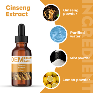 Extrait de Ginseng Liquide le Plus Vendu – <span class=keywords><strong>Complément</strong></span> Santé Anti-<span class=keywords><strong>Fatigue</strong></span> – Boisson Liquide au Ginseng Rouge – Prise en Charge OEM - Product Image 2