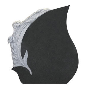 Pierres Double tête gravées en granit naturel noir et gris, pierres de ciment, Design en croix, bon marché, livraison gratuite - Product Image 4