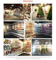 Jintai OEM personnalisé nouvelle arrivée décorations tendance de noël guirlandes en plastique de couleur mélangée pour la décoration de patio de jardin à la maison