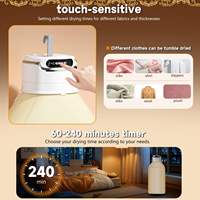 Séchoir à linge portable électrique automatique compact à faible MOQ avec sac de séchage
