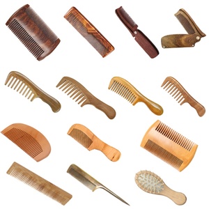 Peine para Barba de Bolsillo Antiestático con Logotipo Personalizado al por Mayor, Kit de Cuidado de la Barba, Peine de Madera de Dientes Anchos, Peine de Madera de Sándalo - Product Image 6