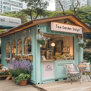 Soluciones globales para espacios de contenedores prefabricados comerciales Diversas <span class=keywords><strong>barber</strong></span>ías Vendedor Quioscos para sala de estar Dormitorio Hecho de acero - Product Image 4