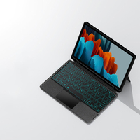Casing Keyboard TtrackPad magnetik, untuk Samsung Galaxy Tab S6 Lite 11 S7 TouchPad Keyboard untuk Samsung Tab A8 A7 A 10.1 10.5