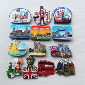 Fabbrica personalizzata paesi europei diversi <span class=keywords><strong>paese</strong></span> <span class=keywords><strong>città</strong></span> souvenir turistici Polyresin magnete frigorifero 3D resina magnete frigo - Product Image 4