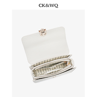 Tas Desainer Mewah Baru Bermotif Monogram, Tas Tangan Wanita dengan Kunci Cincin Hati, Tas Selempang Wanita