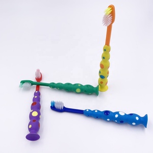 Hot Selling Kids <strong>Toothbrush</strong> with Fun Suction Cup - Product Image 3