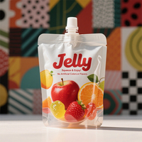 Emballage liquide en sachet debout personnalisé pour jus de fruits, eau liquide, boisson, mini recharge liquide, sachet en plastique debout, sachet à bec verseur
