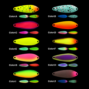 Señuelo <span class=keywords><strong>de</strong></span> Pesca en Forma <span class=keywords><strong>de</strong></span> Hoja <span class=keywords><strong>de</strong></span> Sauce <span class=keywords><strong>de</strong></span> 2.5g/3.5g, Señuelo Giratorio <span class=keywords><strong>de</strong></span> Cobre Luminoso UV para Pesca en Agua Dulce, <span class=keywords><strong>Trucha</strong></span> - Product Image 5