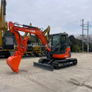 Mini-excavatrice d'occasion 100% originale du Japon U55 5.5T pour travaux de terrassement domestique, moteur et engrenages en bon état, haute qualité, prix bas, livraison gratuite - Product Image 1