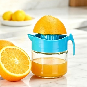 Wholesale Manual Multifunctional Soda-lime Glass Citrus <b>Juicer</b> Heavy Duty Die Cast Zinc Alloy Hand Squeezer for Lemon - Product Image 6