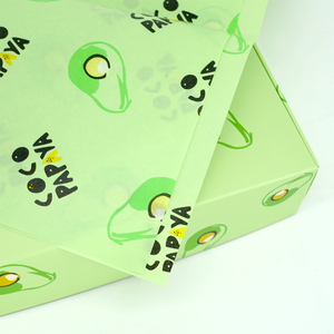 Boîte cadeau <span class=keywords><strong>en</strong></span> carton vert avec ensemble de gobelets <span class=keywords><strong>en</strong></span> papier de soie, emballage personnalisé pour les boissons, la vaisselle ou la présentation de cadeaux - Product Image 3