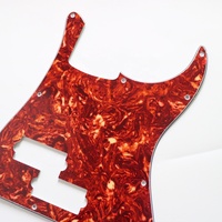 Donlis Pickguard Guitare Basse P 4 Cordes Standard US Couleur Écaille de Tortue Marron pour Vente en Gros