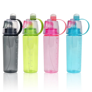 New Design 400ml 600ml <strong>Drinking</strong> Cup Plastic Mist Climbing <strong>Spray</strong> <strong>Bottles</strong> Creative Outdoor Sports <strong>Spray</strong> Water <strong>Bottle</strong> - Product Image 1