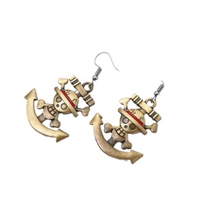 Vente en gros <span class=keywords><strong>de</strong></span> boucles d'oreilles pendantes pour personnage <span class=keywords><strong>de</strong></span> dessin animé <span class=keywords><strong>chapeau</strong></span> Zoro pendentif pour femmes breloques - Product Image 5