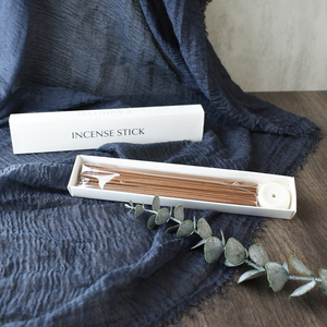 Wholesale Bambooless China Premium <strong>Smudge</strong> Palo Santo Jasmine White <strong>Sage</strong> Agarwood <strong>Stick</strong> of Thick Custom Incense <strong>Stick</strong> with Holder - Product Image 1