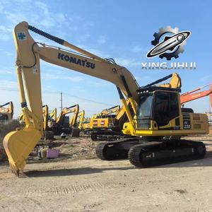 Excavatrice Komatsu PC220 d'occasion, 22 tonnes, sur chenilles en caoutchouc, moteur thermique, modèle 2023, testée, inspectée, originale - Product Image 3