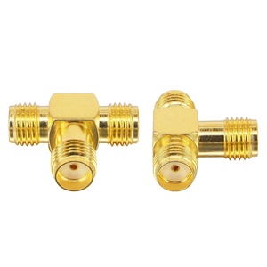 Connettore <span class=keywords><strong>SMA</strong></span> Femmina a Doppio <span class=keywords><strong>SMA</strong></span> Femmina, Splitter a T Triplo, Convertitore Antenna <span class=keywords><strong>SMA</strong></span> a 2 Vie per WiFi, Drone FPV, Radio Baofeng - Product Image 3