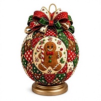 Kit de décoration de Noël tendance et populaire, nouveau modèle 2, ornements patchwork mignons à faire soi-même, autres matériaux, fabriqué en Chine