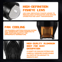 Projecteur LED personnalisable 3 pouces 3 couleurs, phare antibrouillard LED 3.0 pour Hyundai i20, Toyota Venue, Kia Seltos