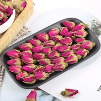 Kuncup Mawar Kering Premium, Bahan Baku Bunga Alami, Aroma Kaya untuk Teh Bunga, Dekorasi Pernikahan, Mendukung Paket Kustom OEM