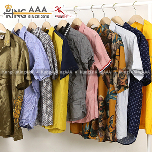 Camicie a maniche corte in cotone usate da uomo KingAAA all'ingrosso, bundle Ukay bianco all'ingrosso, abbigliamento estivo da spiaggia per adulti Taiwan - Product Image 2