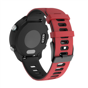 Bracelet universel en caoutchouc pour <span class=keywords><strong>montre</strong></span>, 20mm, 22mm, pour <span class=keywords><strong>Garmin</strong></span> Forerunner <span class=keywords><strong>745</strong></span> 645, en Silicone souple, à dégagement rapide, pour Samsung Gear S3 - Product Image 5