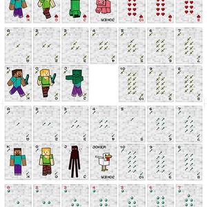 Nuevo <span class=keywords><strong>Juego</strong></span> <span class=keywords><strong>de</strong></span> Mesa Personalizado My World, <span class=keywords><strong>Juego</strong></span> <span class=keywords><strong>de</strong></span> Cartas y Juguetes <span class=keywords><strong>de</strong></span> <span class=keywords><strong>Minecraft</strong></span> para Niños (Papel) - Product Image 3