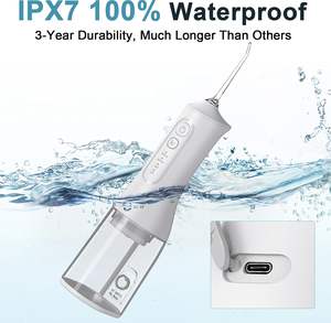 Irrigador Bucal Inalámbrico Portátil con Irrigador Oral Recargable, Nuevo Producto para la Limpieza Dental, Alimentado por USB/Batería - Product Image 3
