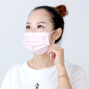 Masker Wajah sekali pakai <span class=keywords><strong>Non</strong></span>-<span class=keywords><strong>woven</strong></span> 3 lapisan pasokan pabrik masker wajah aman sekali pakai 3 lapisan tanpa anyaman - Product Image 3
