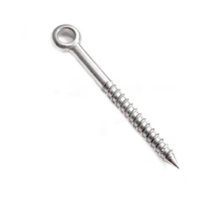 Vis <span class=keywords><strong>à</strong></span> <span class=keywords><strong>bois</strong></span> <span class=keywords><strong>à</strong></span> tête ronde en acier inoxydable 316, <span class=keywords><strong>à</strong></span> <span class=keywords><strong>visser</strong></span> soi-même, avec <span class=keywords><strong>crochet</strong></span> <span class=keywords><strong>à</strong></span> anneau fermé, classe 6, pour bateaux et yachts - Product Image 5