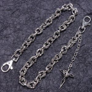 Hip Hop Punk Metal Waist <b>Chain</b> <b>Cross</b> Pendant Single Layer Skull <b>Chain</b> Pants <b>Chain</b> Casual Street Style Fashion Body <b>Chain</b> - Product Image 2