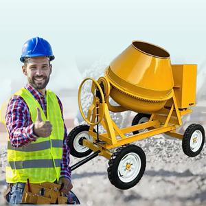 Vente directe d'usine de bétonnières mobiles très vendues 700L/500L/350L Petites bétonnières à haute efficacité et faible bruit - Product Image 1