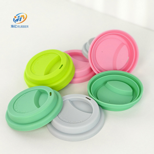 Tùy Chỉnh Cấp Thực Phẩm Vòng Hình Tái Sử Dụng Đầy Màu Sắc Silicone Cup Nắp Bền Nước Trái Cây Cà Phê Uống Cup Bìa Tùy Chỉnh Cup Với Nắp Đậy - Product Image 4