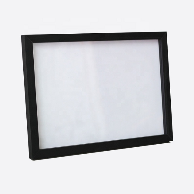 Factory Supplier Custom Size 12X16 Inch Black Solid Wood Picture Frame Shadow Box Photo Frame