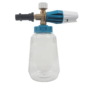 Araba yıkama köpük şişesi yüksek basınçlı köpük püskürtücü sabun şişesi 1/4 konnektörü ile otomatik temizleme araçları